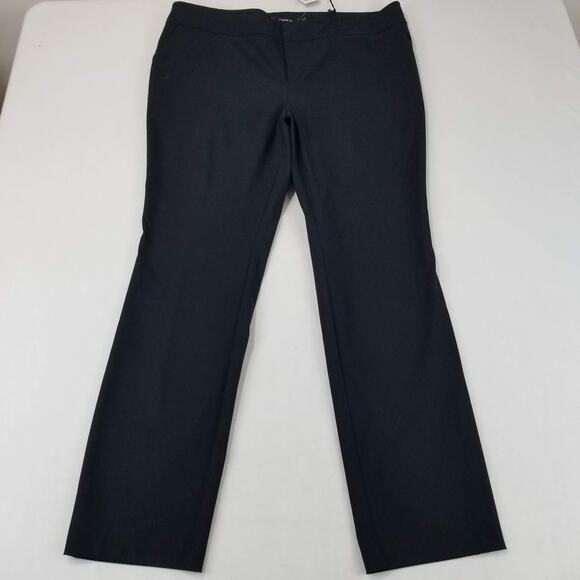 Torrid Pants Womens 20 Black Straight Leg Noir Stretch Career Office Work New - Picture 13 of 13